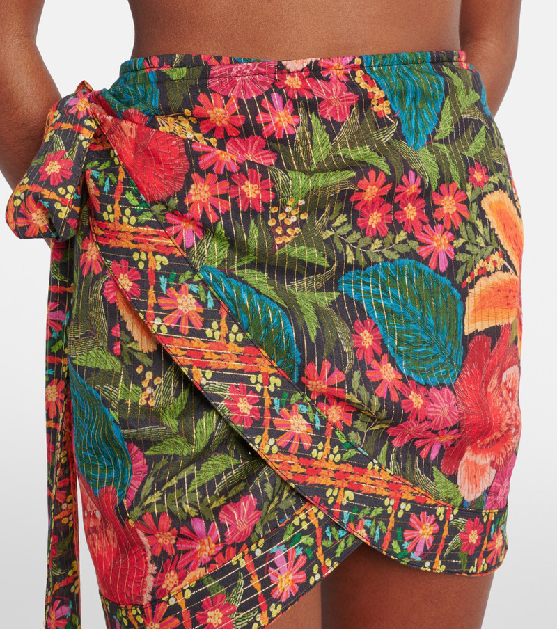 Garden Tapestry floral beach cover-up 4