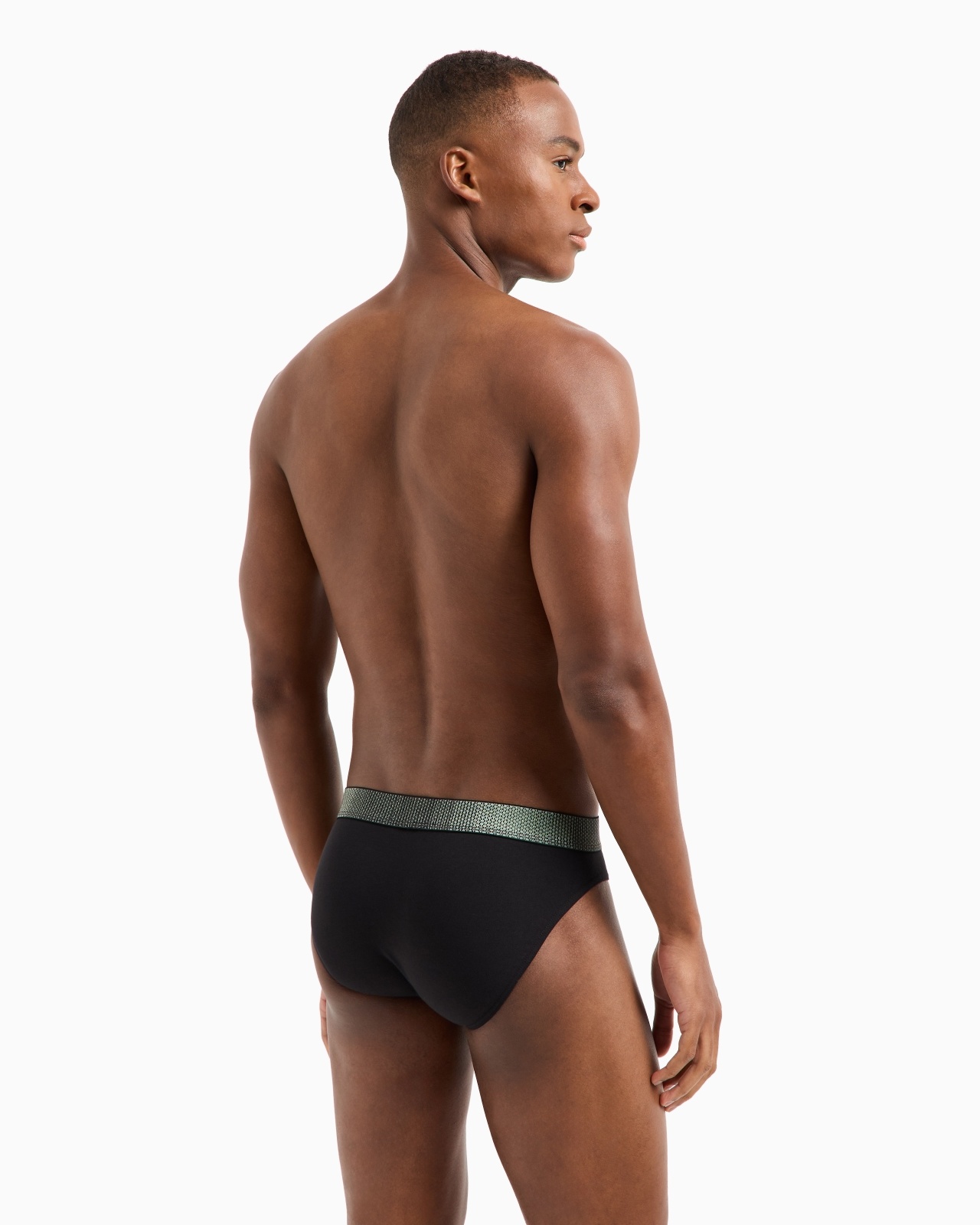 ASV SHINY LOGOBAND ELASTICATED WAIST BRIEFS - 3
