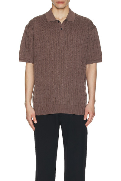 BEAMS PLUS Knit Polo Cable outlook