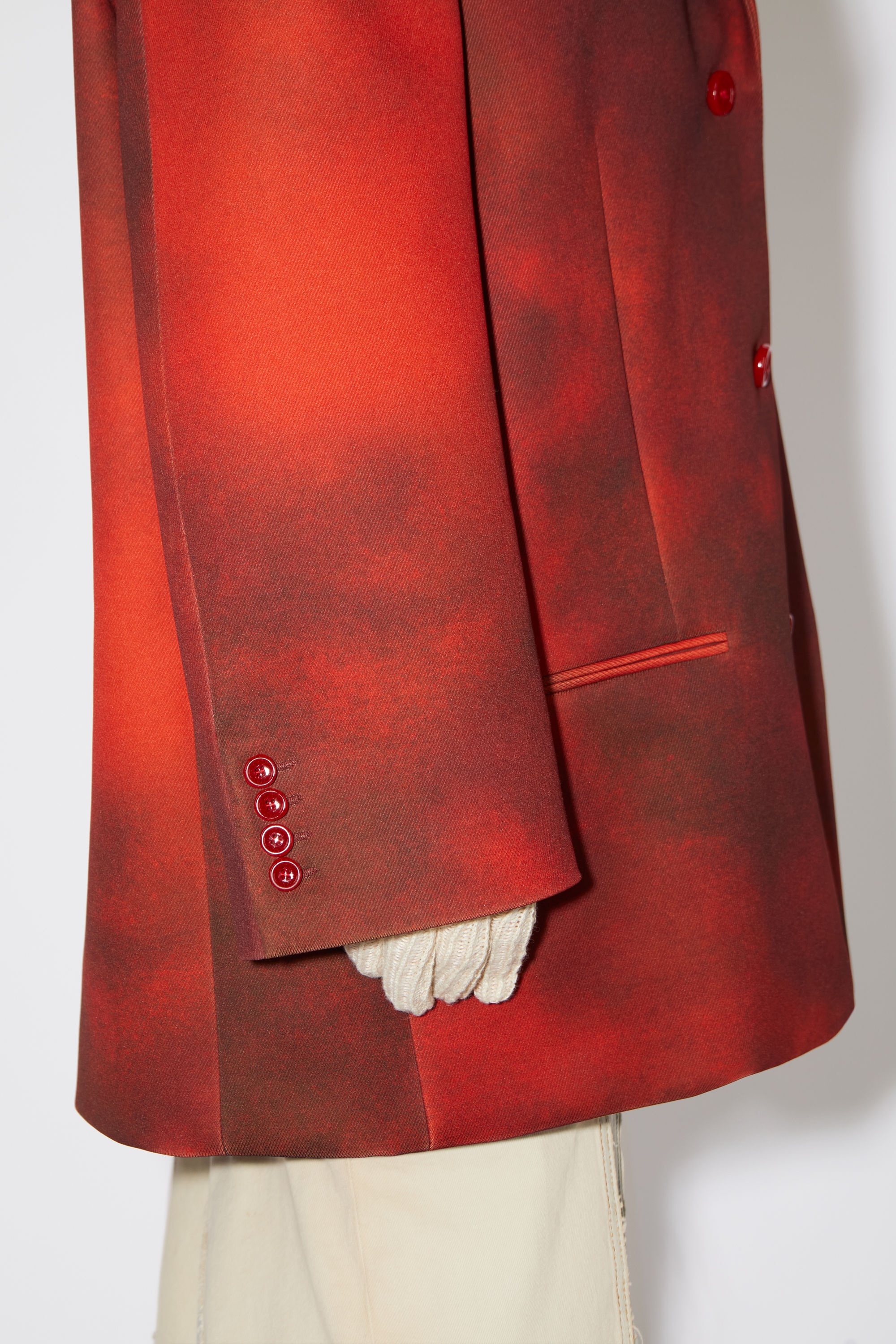 Single-breasted suit jacket - Red - 6