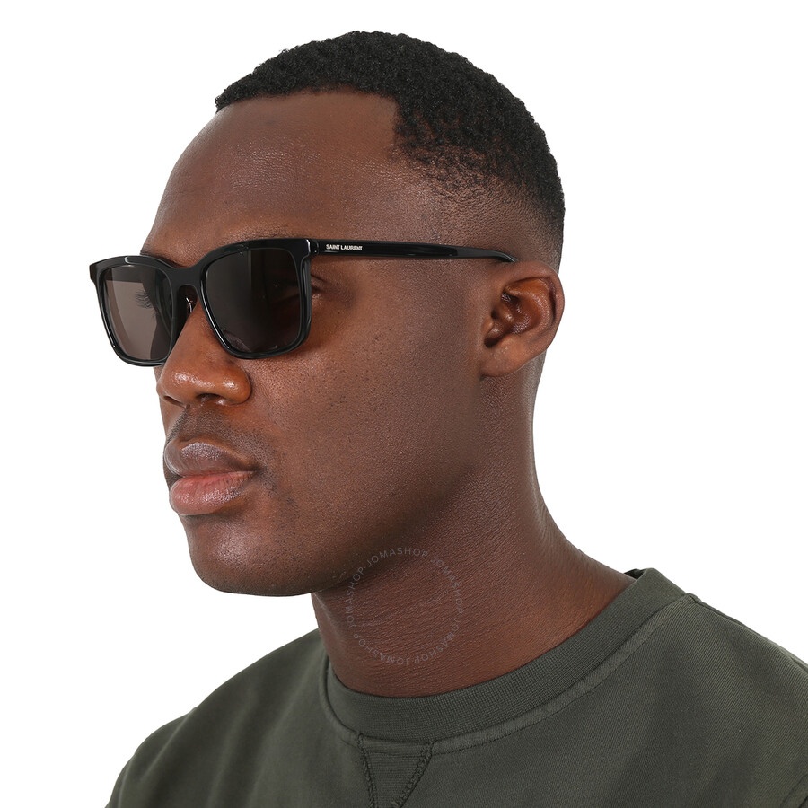 Saint Laurent Black Square Men's Sunglasses SL 500 001 54 - 2