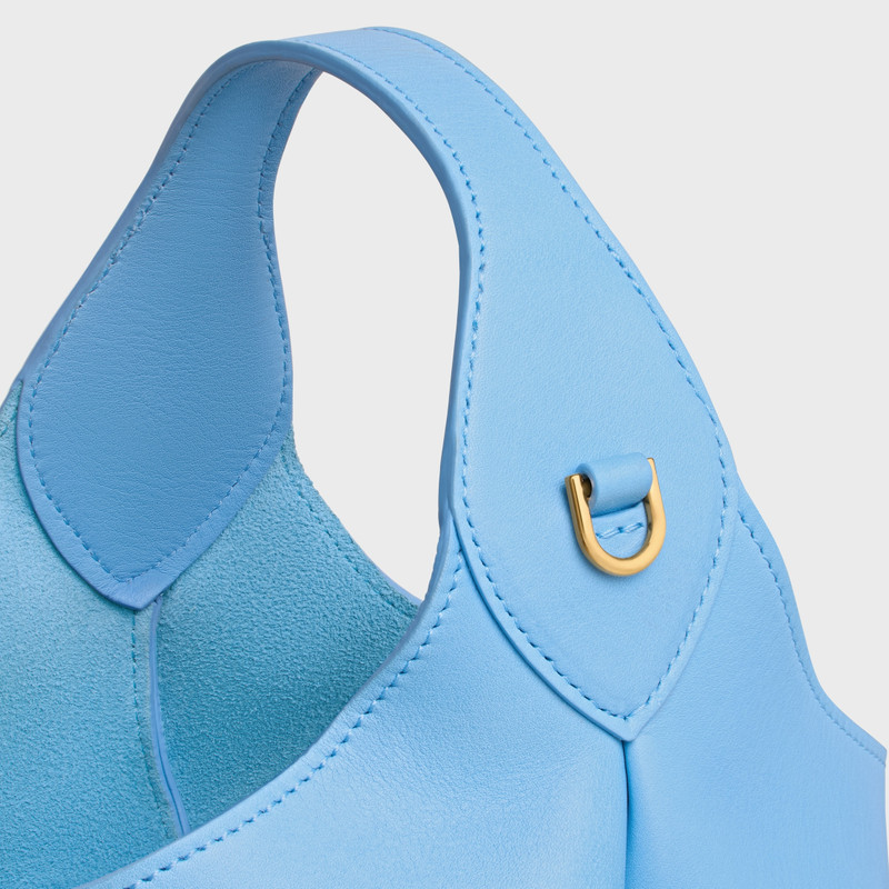 SMALL HOBO IN SUPPLE SMOOTH CALFSKIN 4