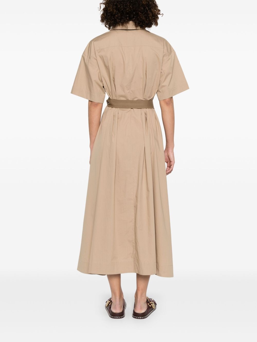 poplin midi dress - 4