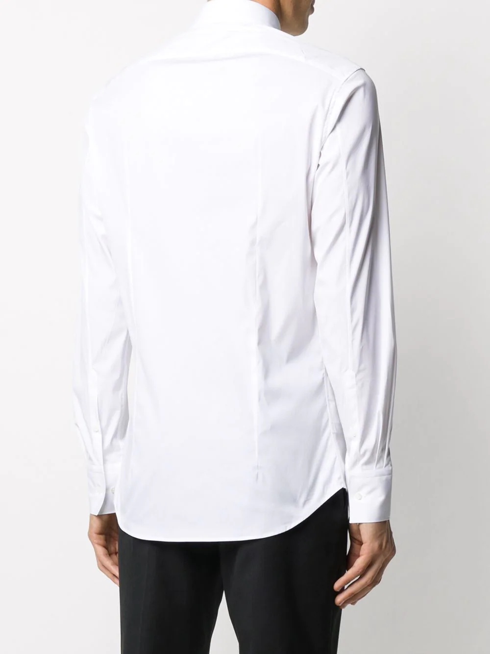 chain trim collar shirt - 4