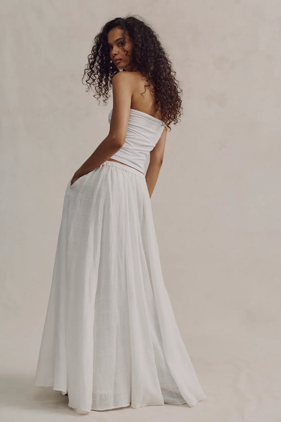 Ives Solid Maxi Skirt - 1