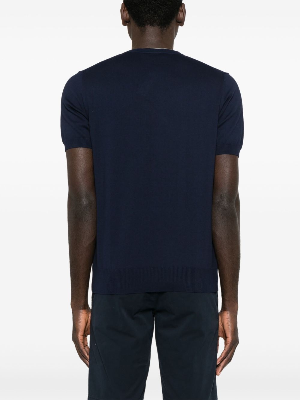 fine knit T-shirt - 3