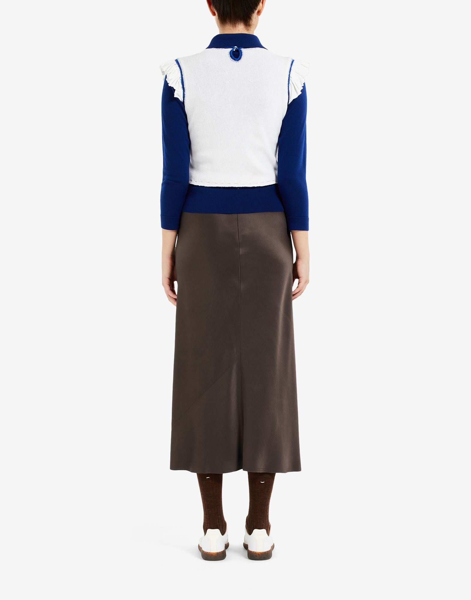 Spliced polo sweater - 4