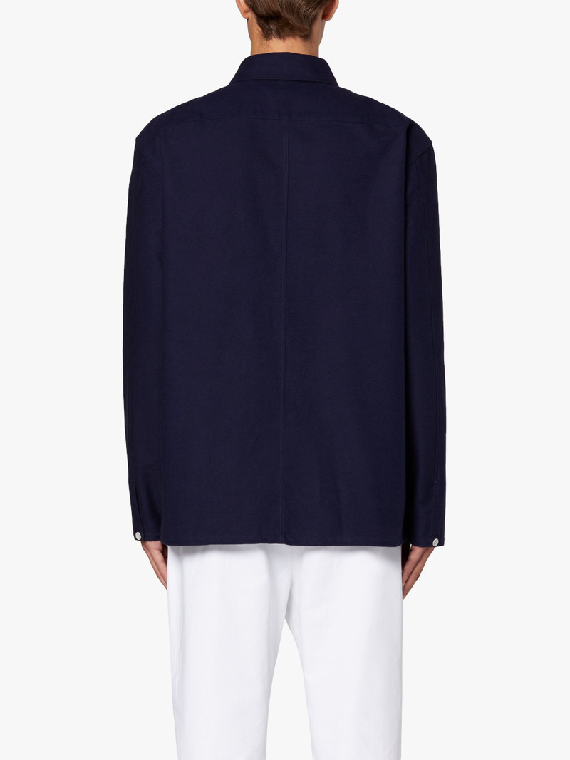 MILITARY NAVY COTTON SHIRT | GSM-201 4