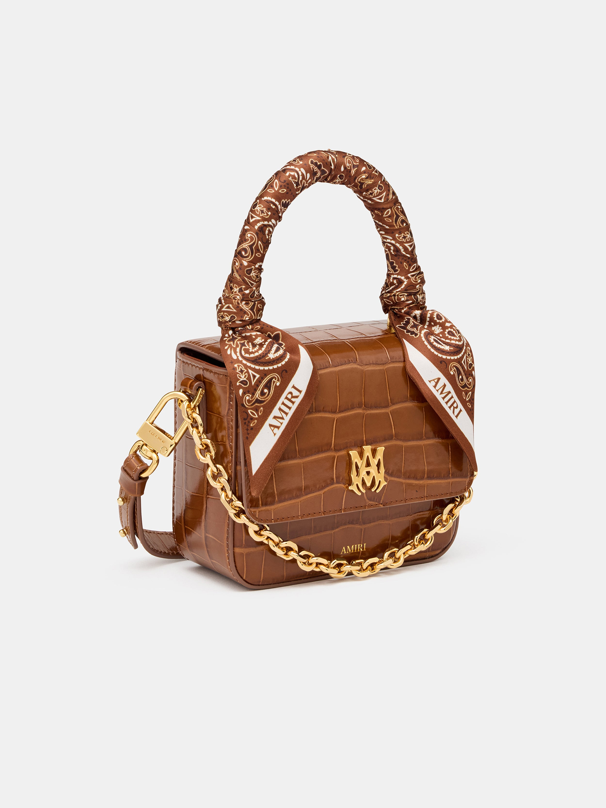 WOMEN'S CROC EMOSSED MICRO MA BAG - 3