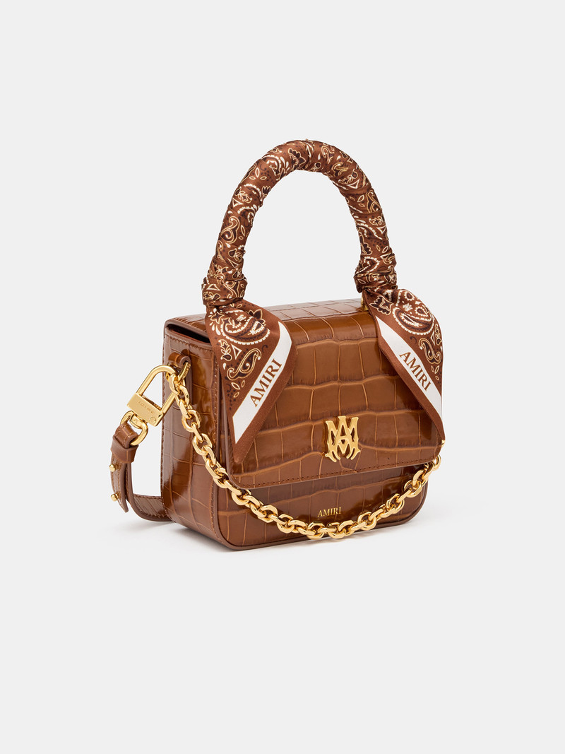 WOMEN'S CROC EMOSSED MICRO MA BAG 3