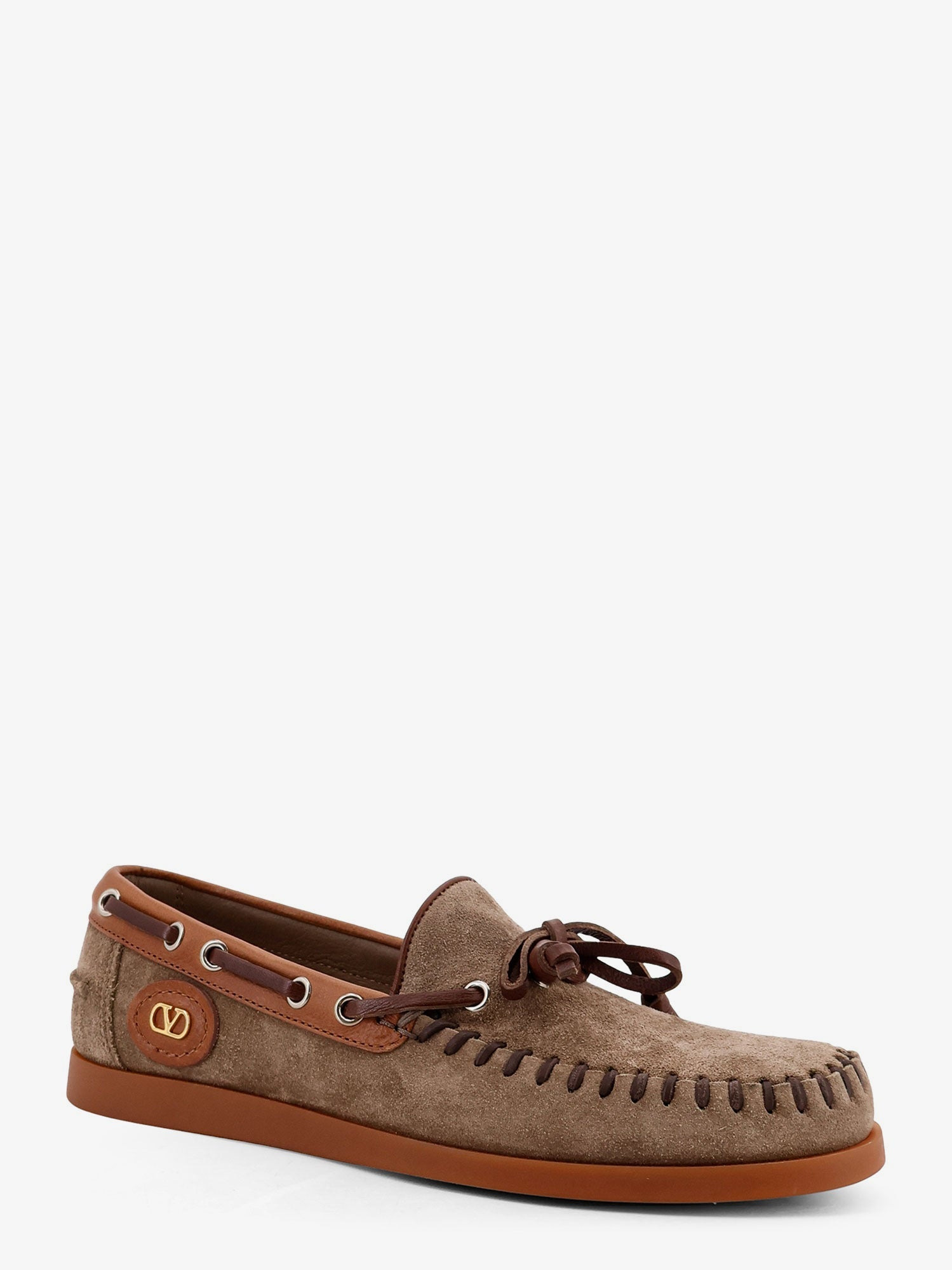 Valentino Garavani Women Palm Avenue Suede Loafers - 2