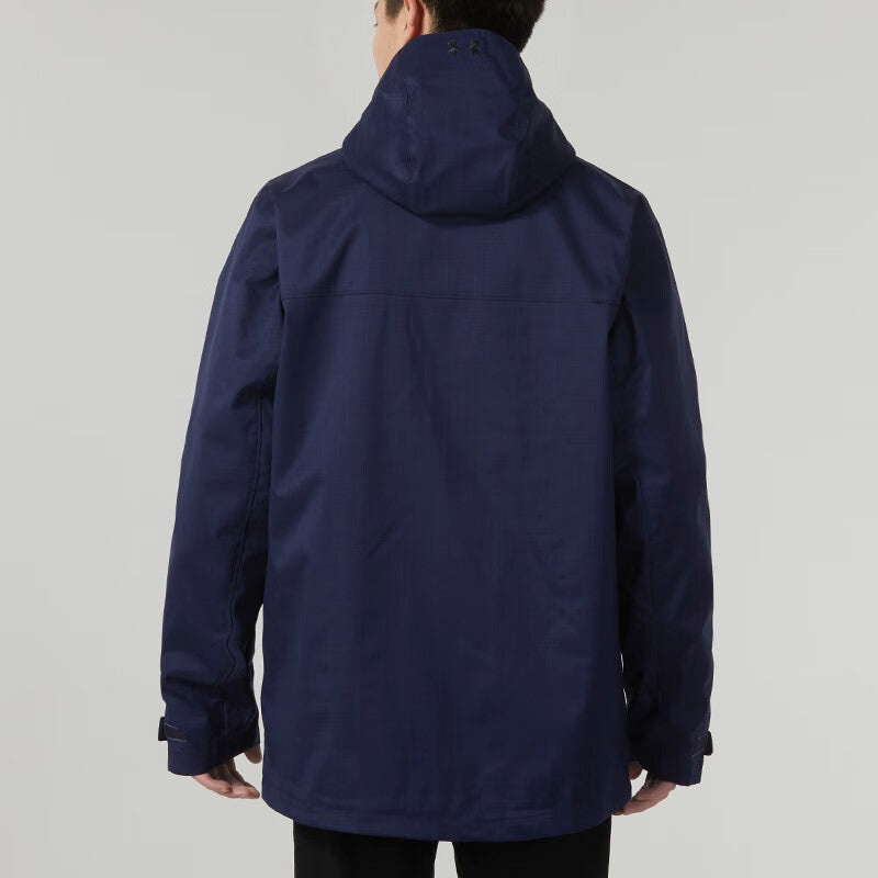 Under Armour Solid Color Leisure Warm Three-in-One Jacket 'Blue' 1300663-410 - 3