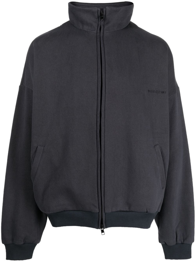 cotton fleece bomber jacket 1