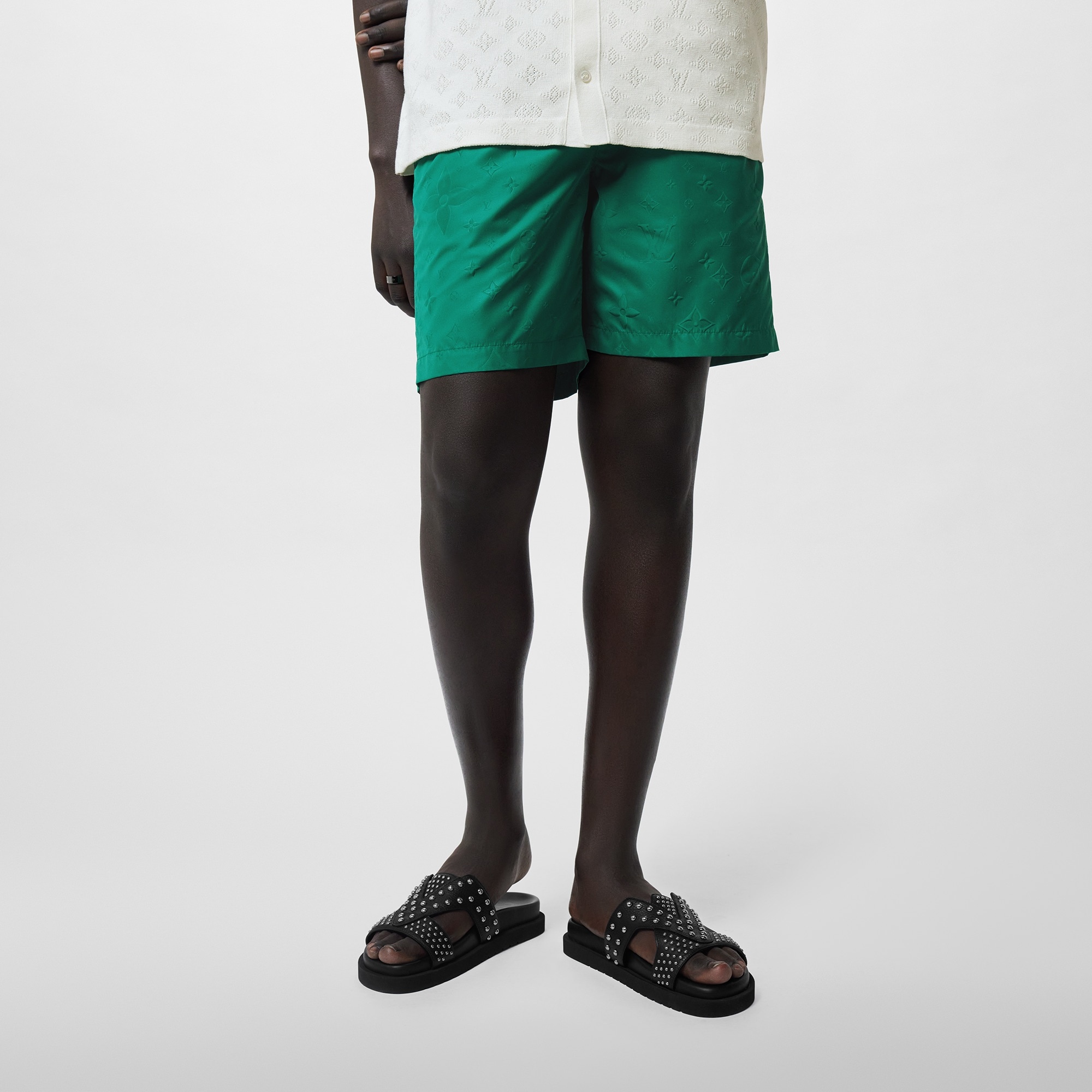 Monogram Nylon Swim Board Shorts - 5