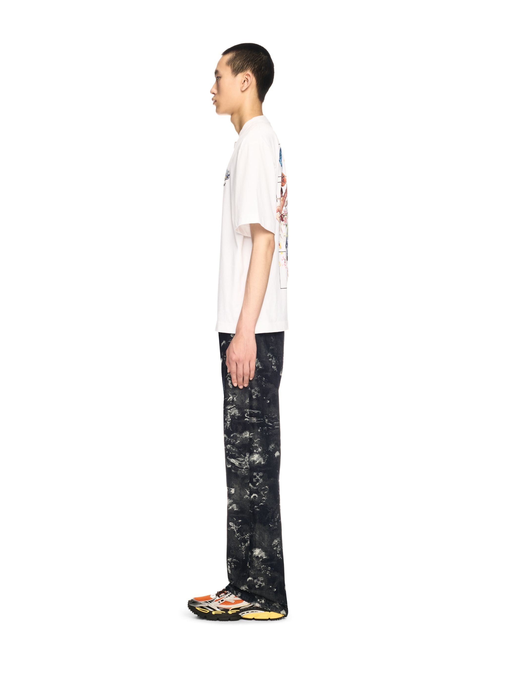 Blue Jacquard Fresco Jeans - 3