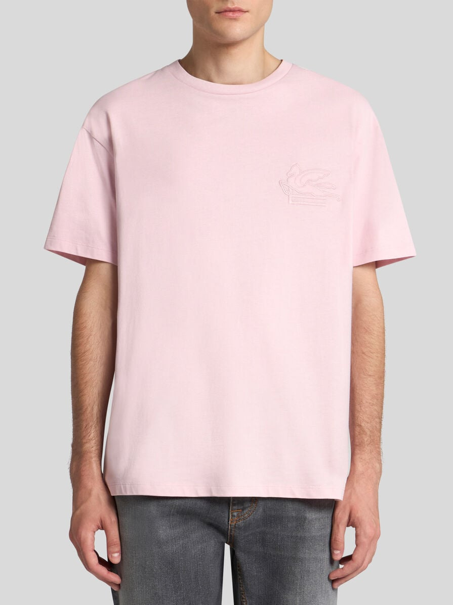 T-SHIRT WITH PEGASO EMBROIDERY - 2