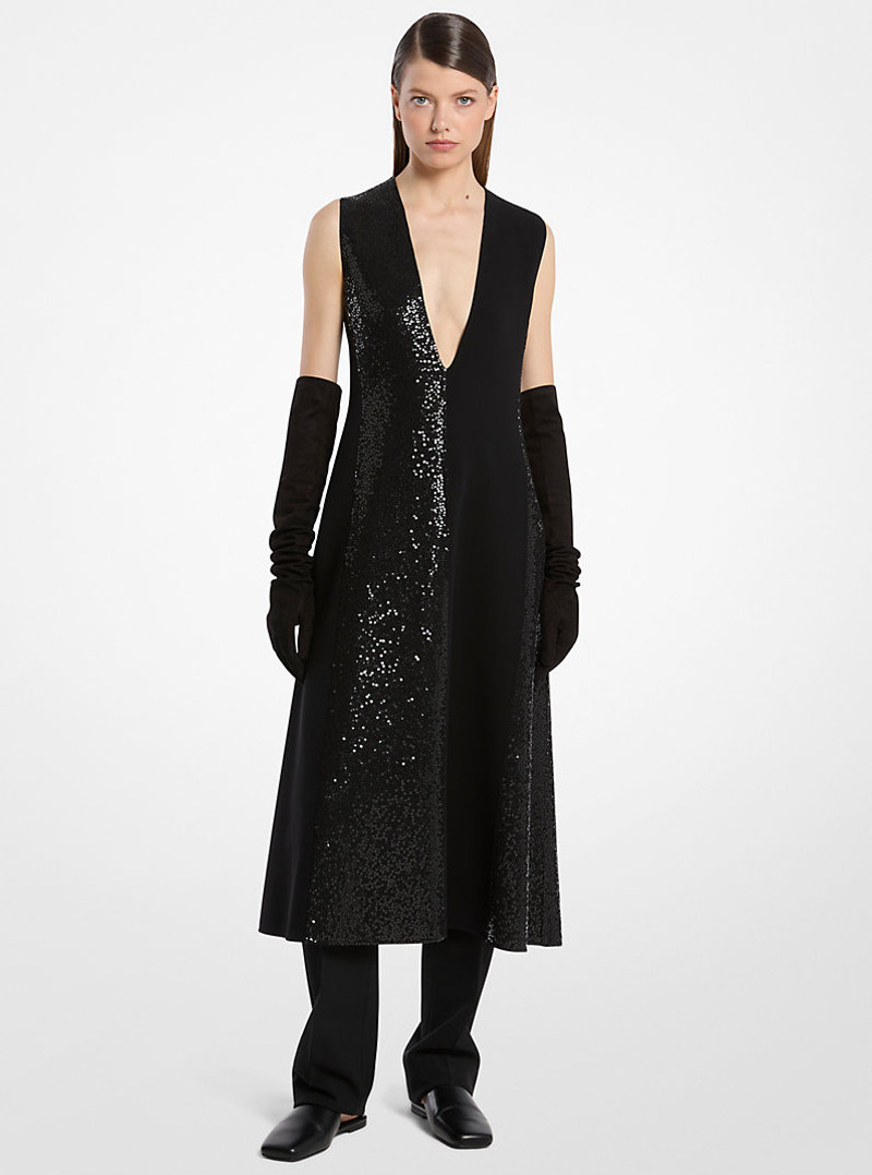 MICHAEL KORS COLLECTION Suede Opera Gloves outlook