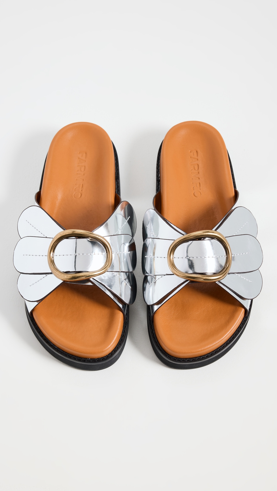 Silver Daisy Slides - 2