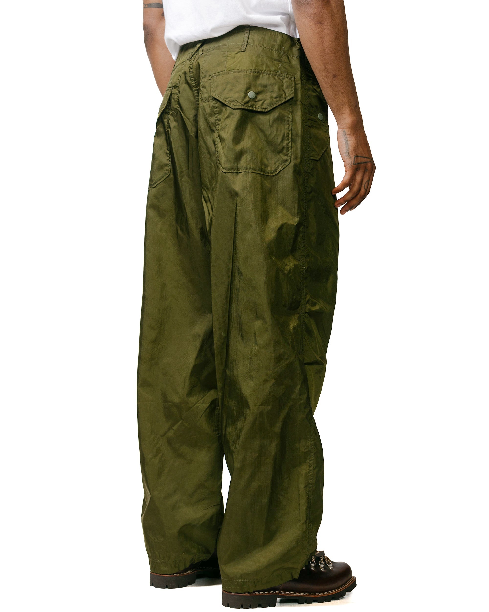 Over Pant Olive Nylon Ripstop - 3