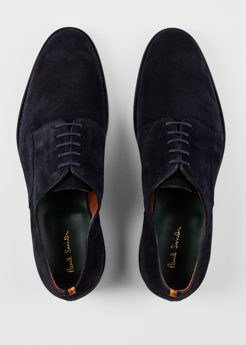 Dark Navy Suede 'Fes' Shoes 3