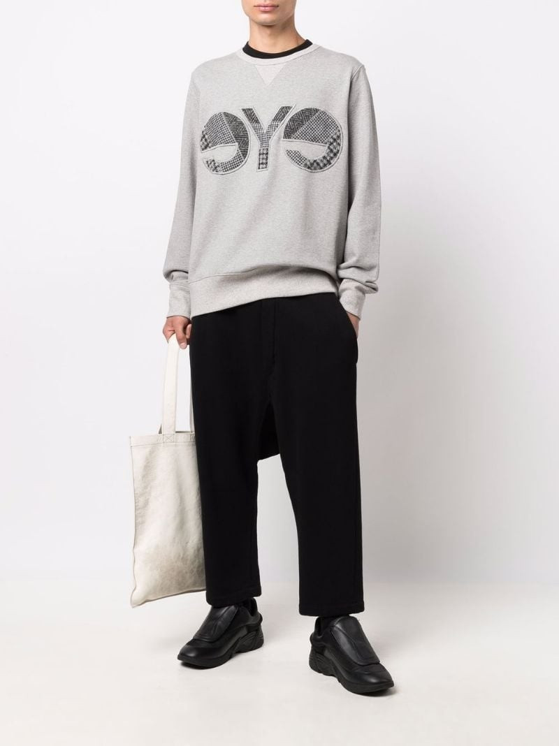 Junya Watanabe MAN eye patchwork sweatshirt outlook