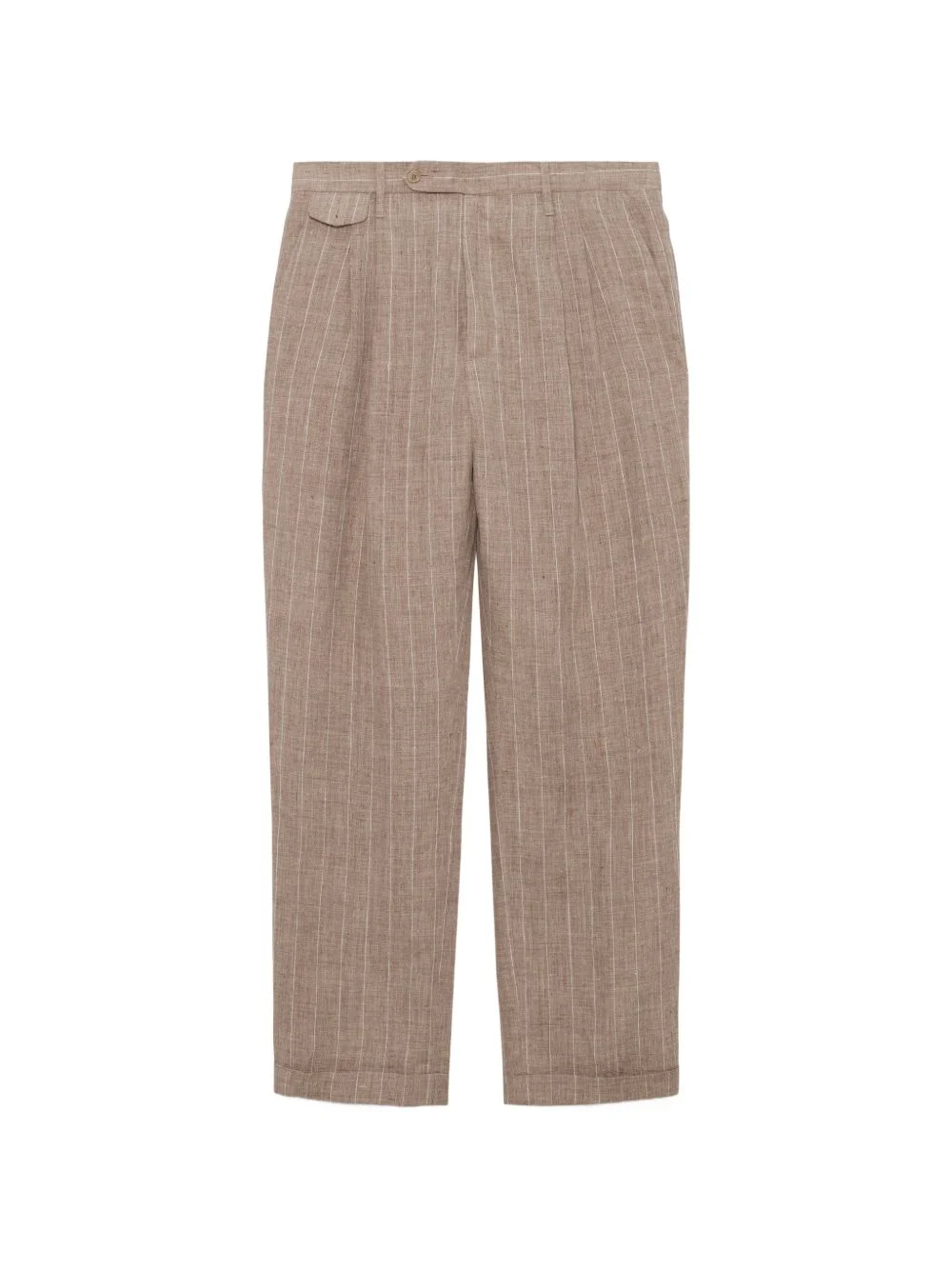 Jacob pinstripe pleated trousers - 1