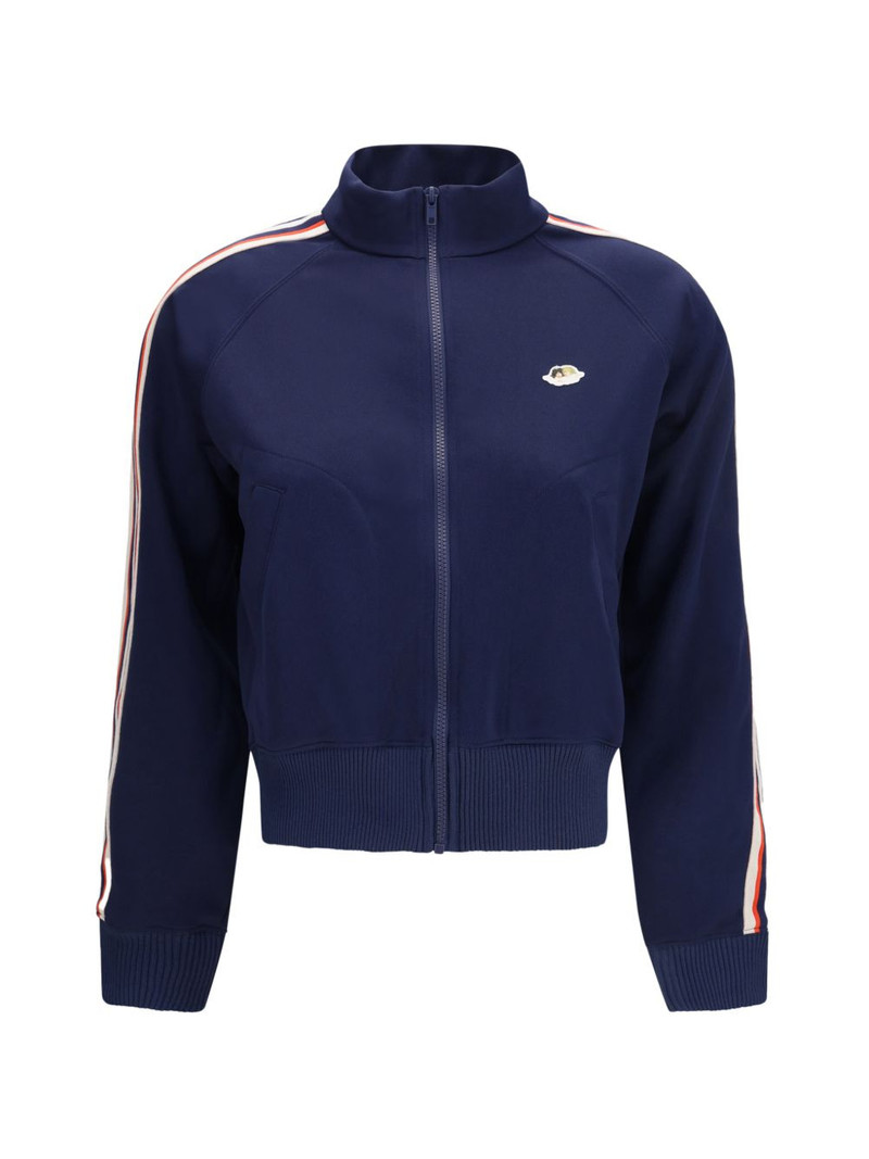 Angels-patch zip-up sweatshirt 1