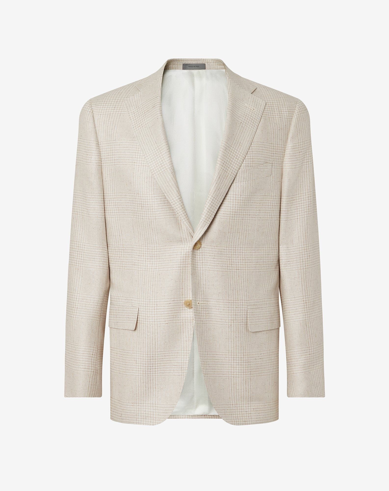 Natural shade pure silk jacket - 1