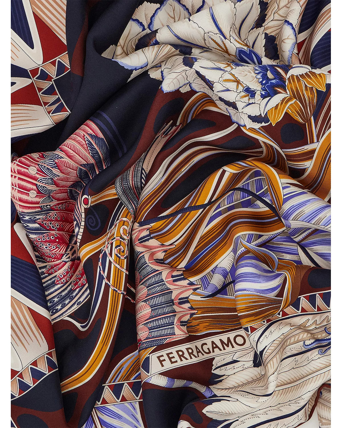 Giada Print Silk Scarf - 4