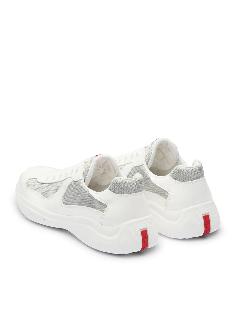 Prada Men Prada America's Cup Leather And Bike Fabric Sneakers - 3