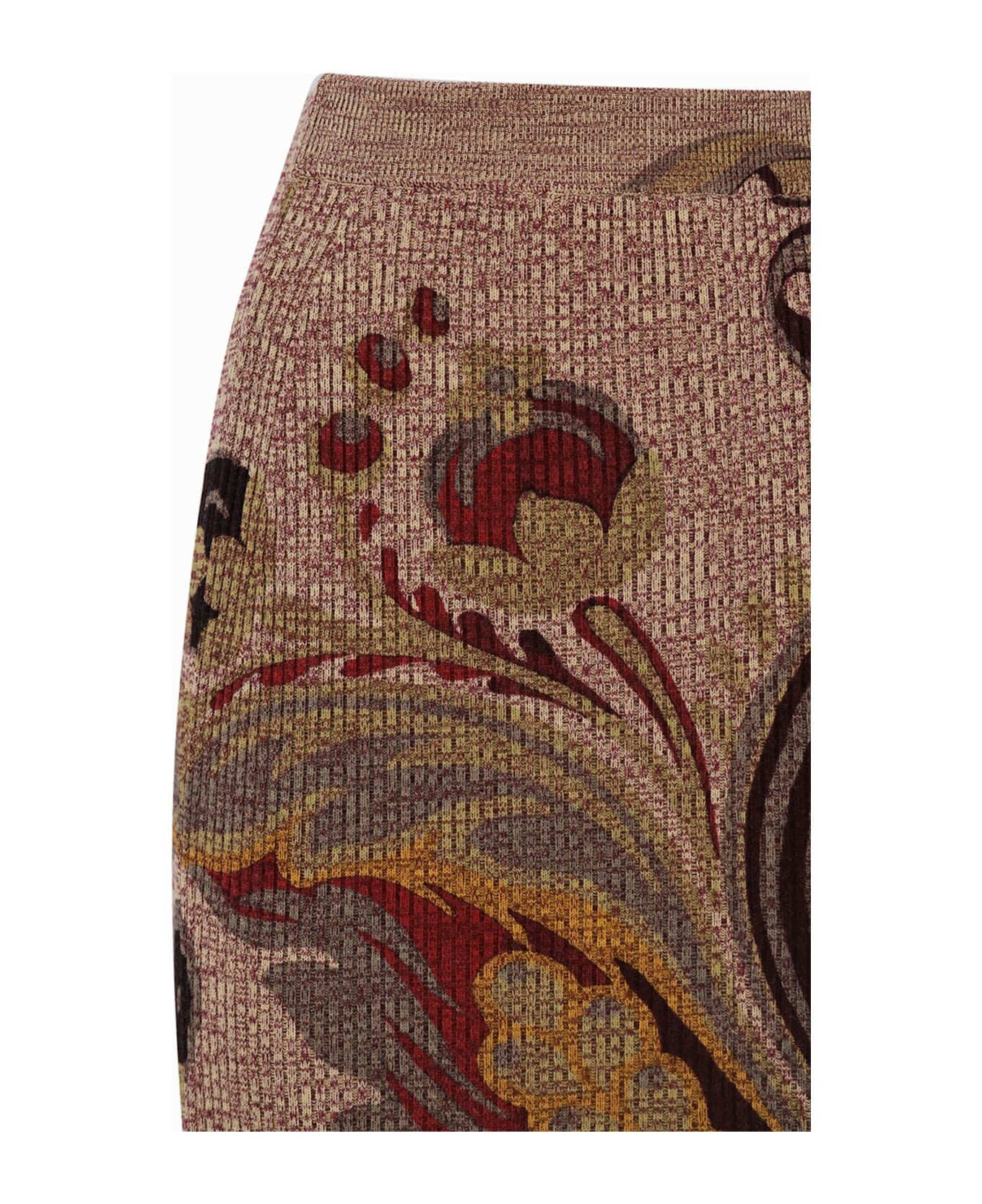 Skirt To Print Floral Paisley Midi - 2