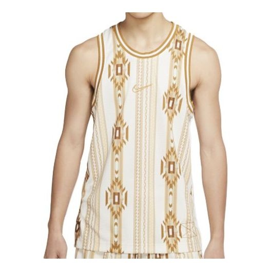 Nike Dri-fit Quick Dry Basketball Jersey Vest Creamy White CD0418-133 - 1