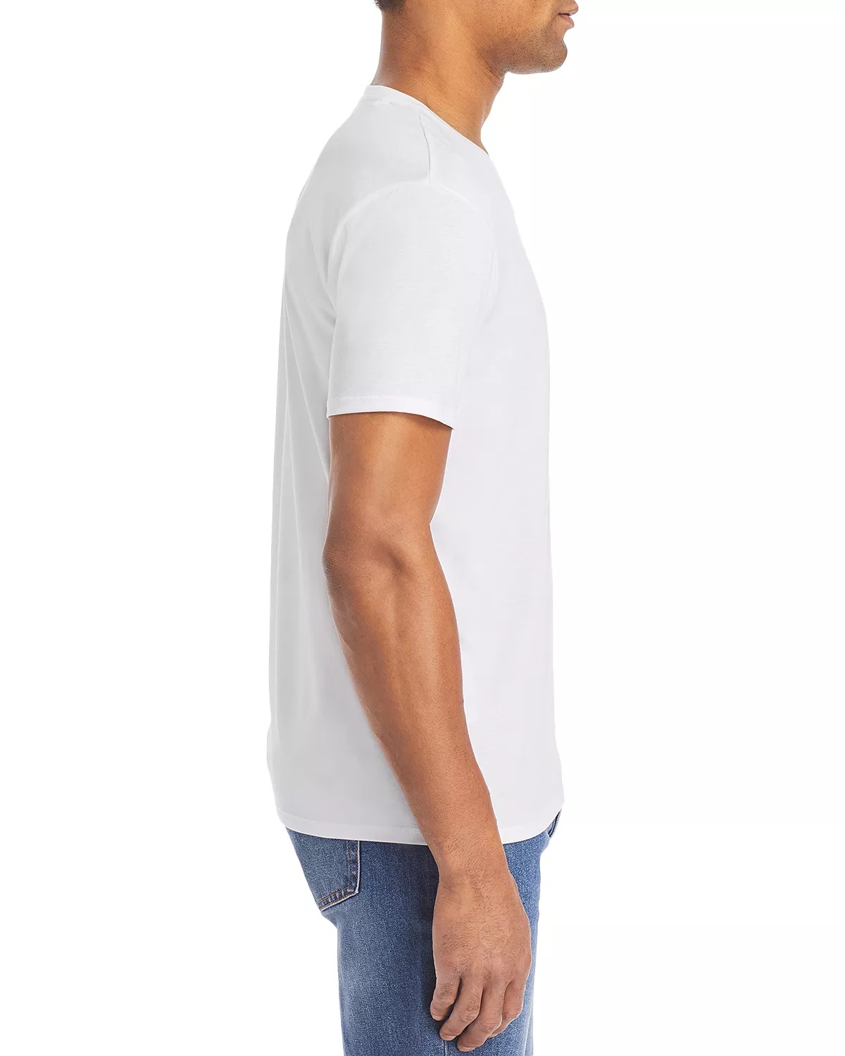 V-Neck Pima Cotton Tee - 4