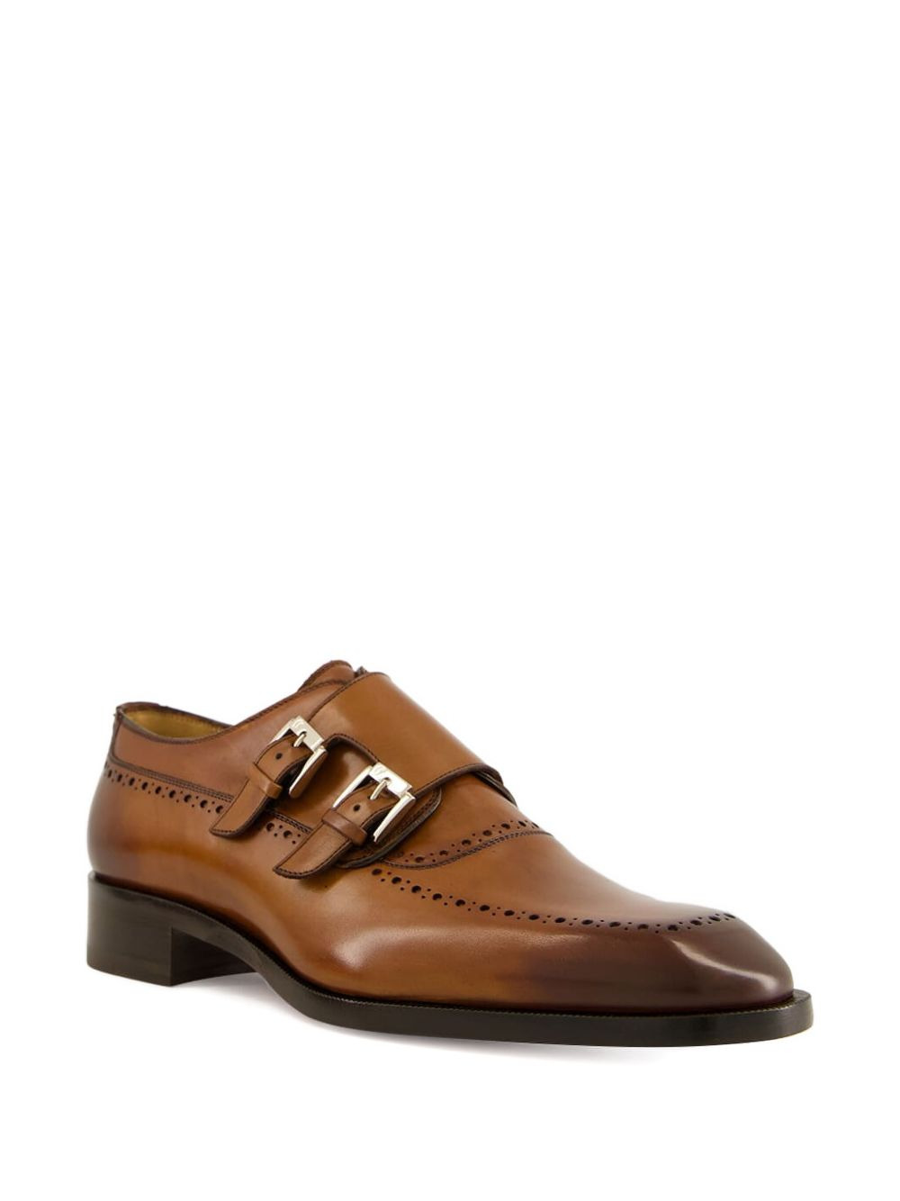 double-buckle brogue loafers - 2