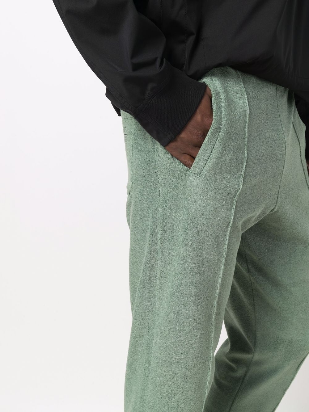 pressed-crease track trousers - 5