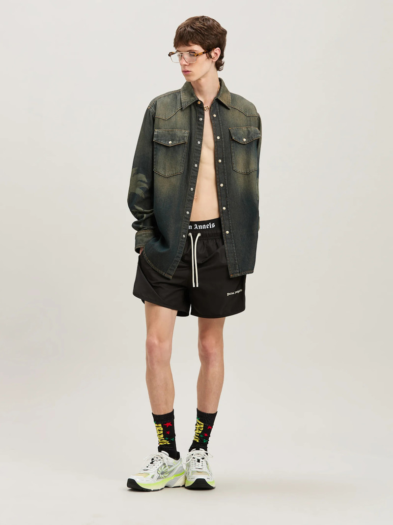 Palm Angels Classic logo Swim shorts outlook
