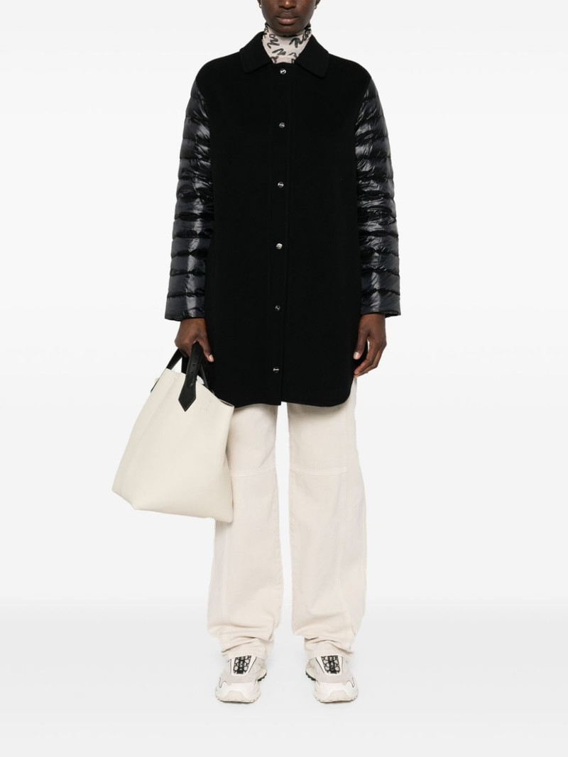 Herno panelled puffer coat outlook