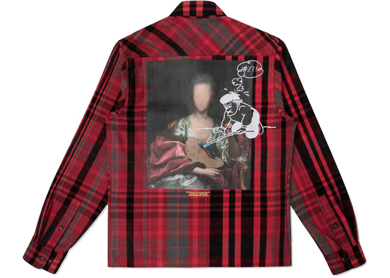 Off-White OFF-WHITE Mariana De Silva Shirt Red/Black outlook