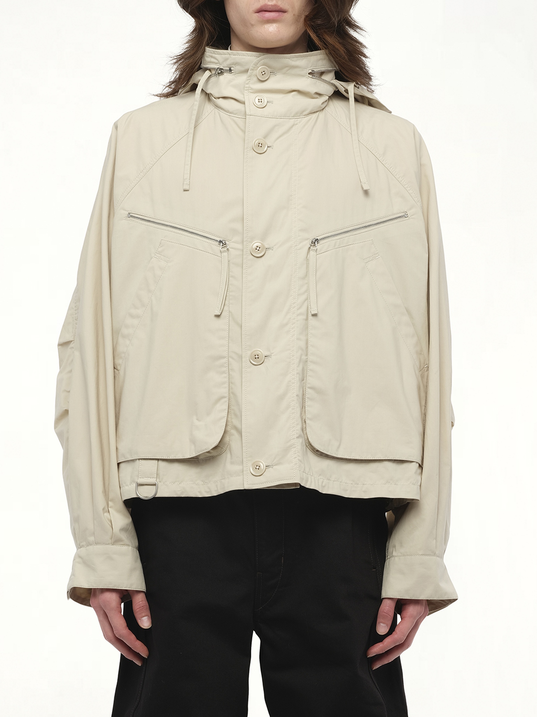 Parachute Blouson in Stone Beige - 1
