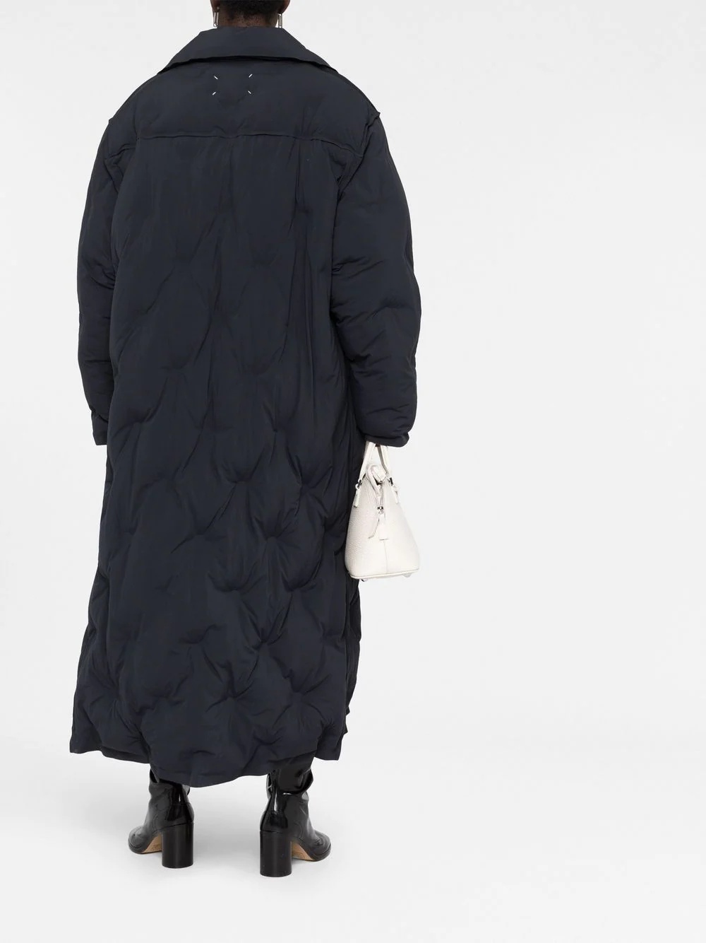 padded mid-length coat - 4