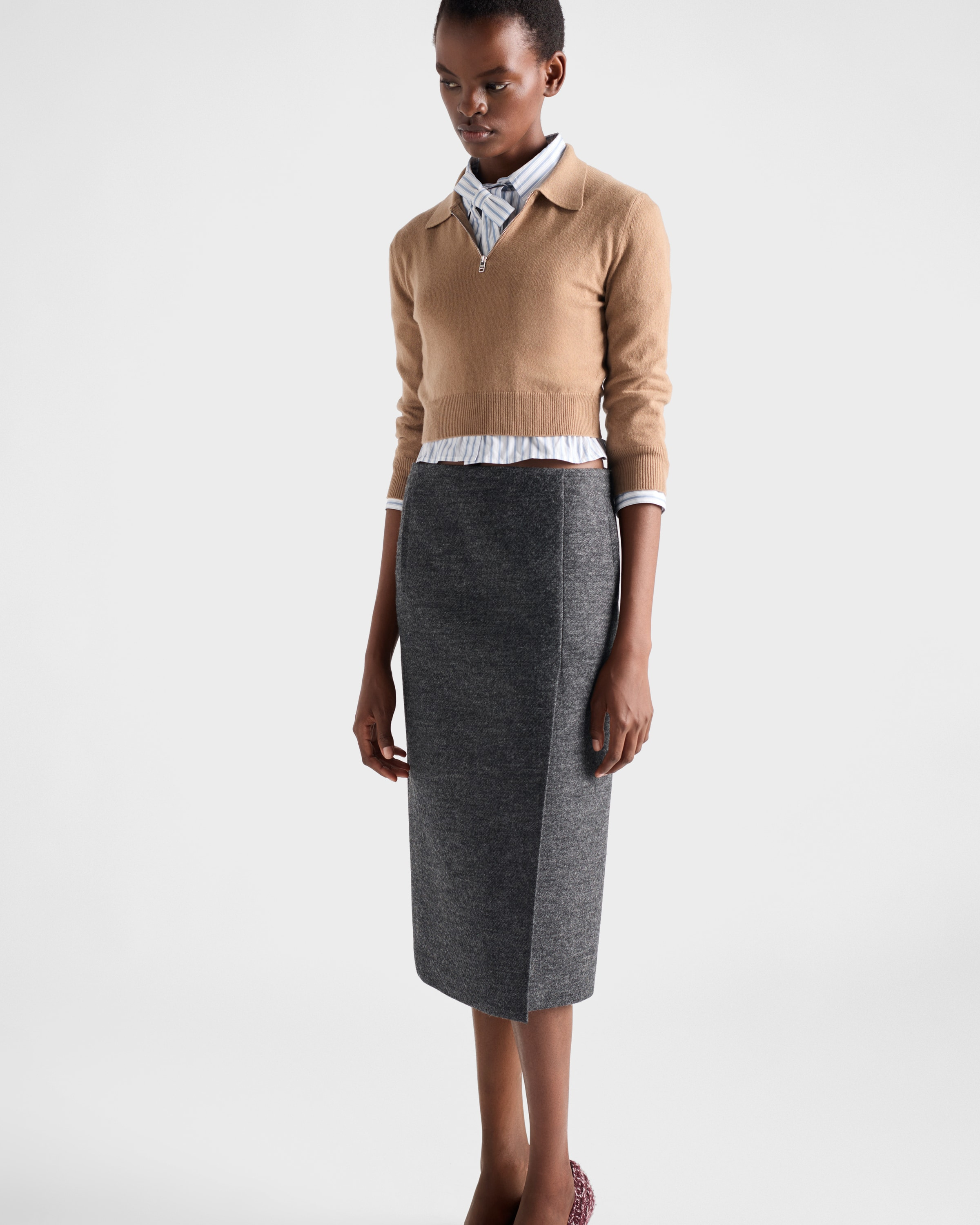 Cashmere polo sweater - 4