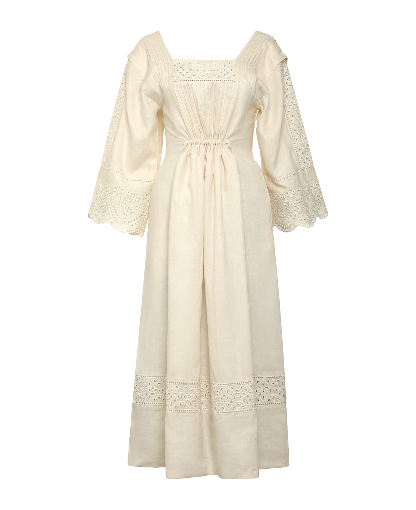 ワンピース Weekend Max Mara Luglio Linen Dress Weekend Max Mara Dress 'LUGLIO' in Ecru | ABOUT YOU