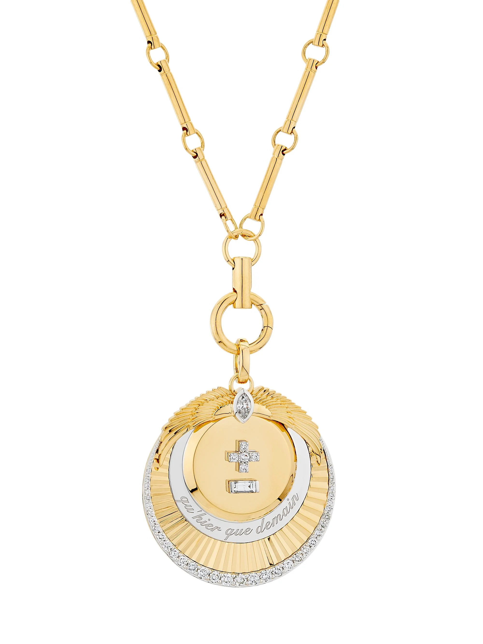 Women's Vivacity 18K Yellow Gold & 1.33 TCW Diamond Pendant Necklace - Yellow Gold - 1