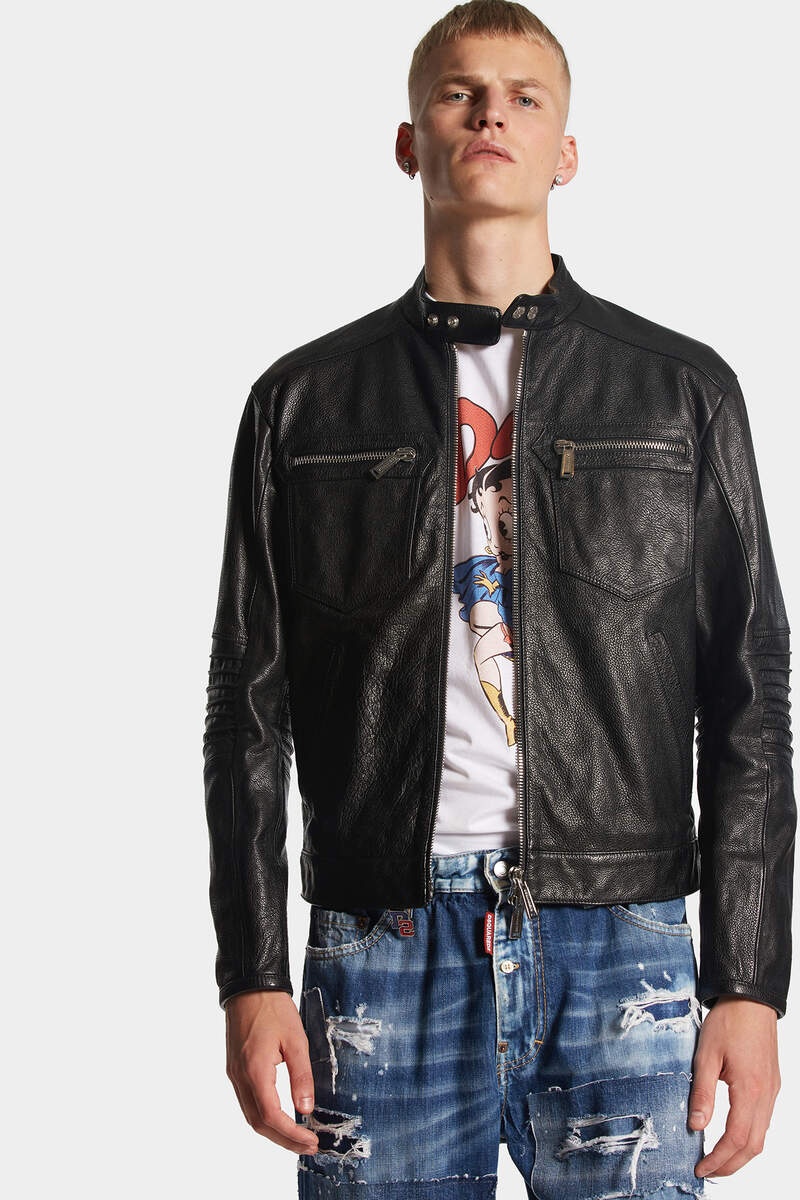 RIDER LEATHER JACKET - 3