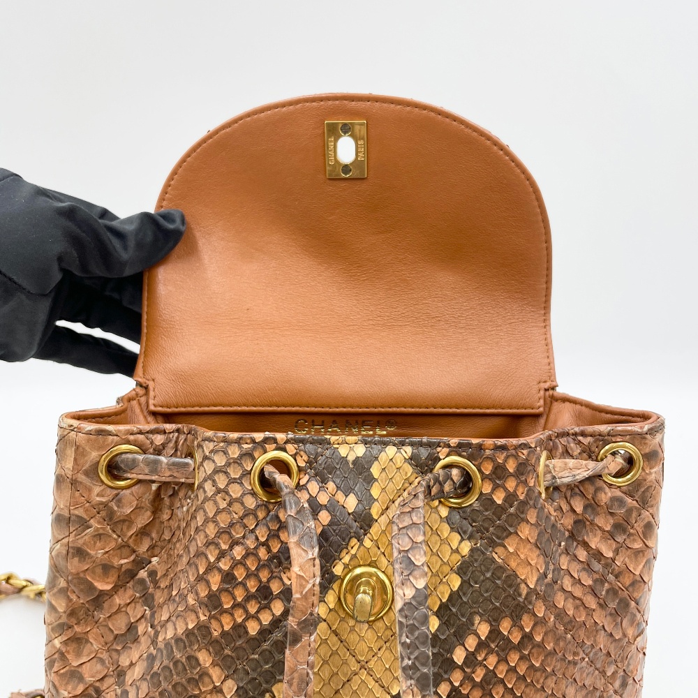 Chanel Snake Skin Duma Backpack - 15