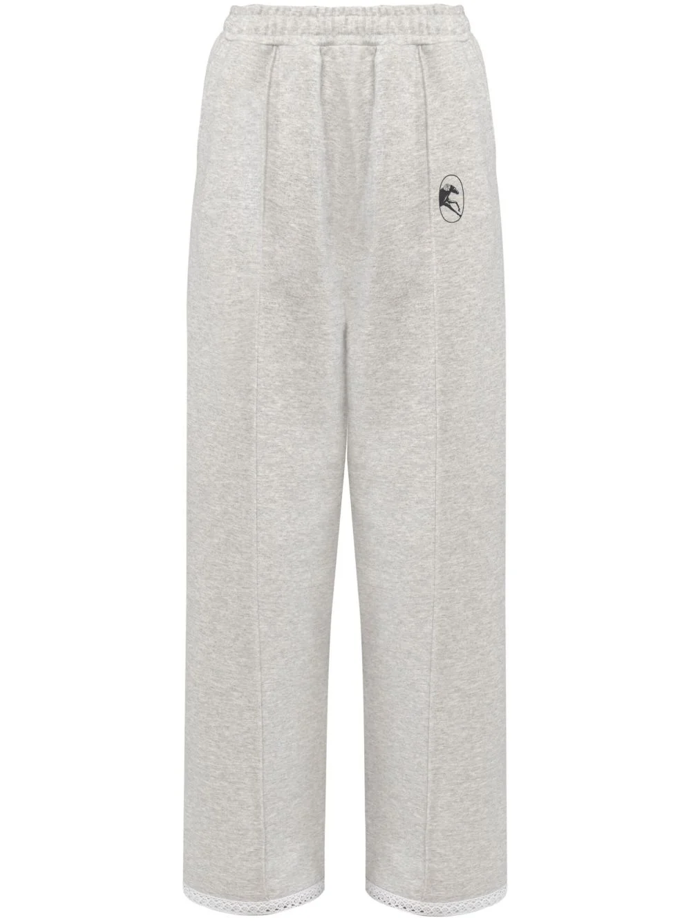 logo-print track pants - 1