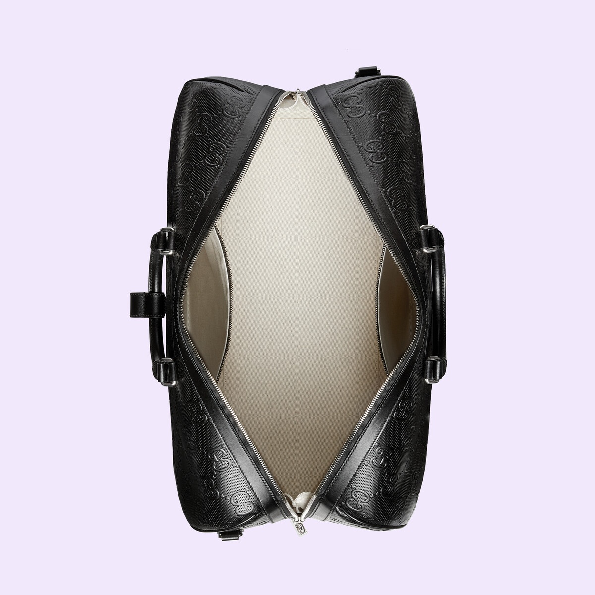 GG embossed large duffle bag - 8