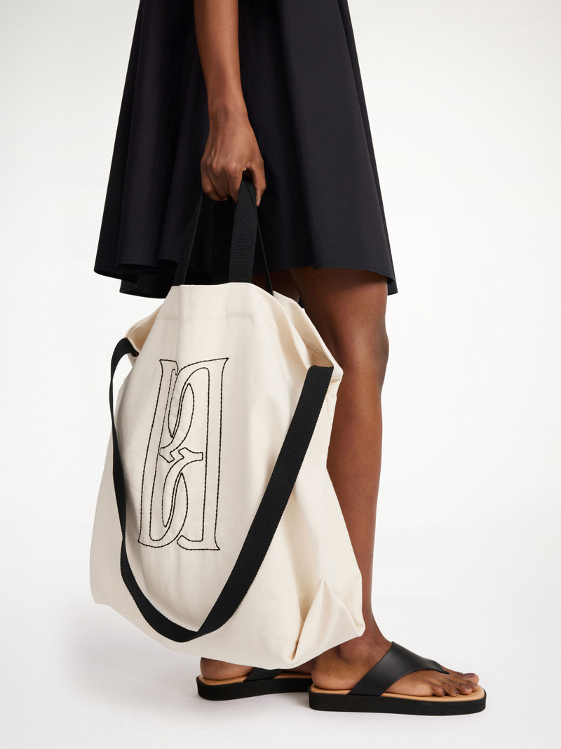 BY MALENE BIRGER Shayan organic cotton tote bag outlook