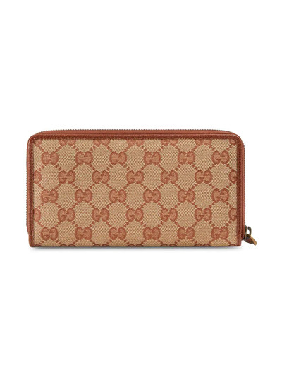 GUCCI Original GG zip around wallet with LA Angels patch™ outlook