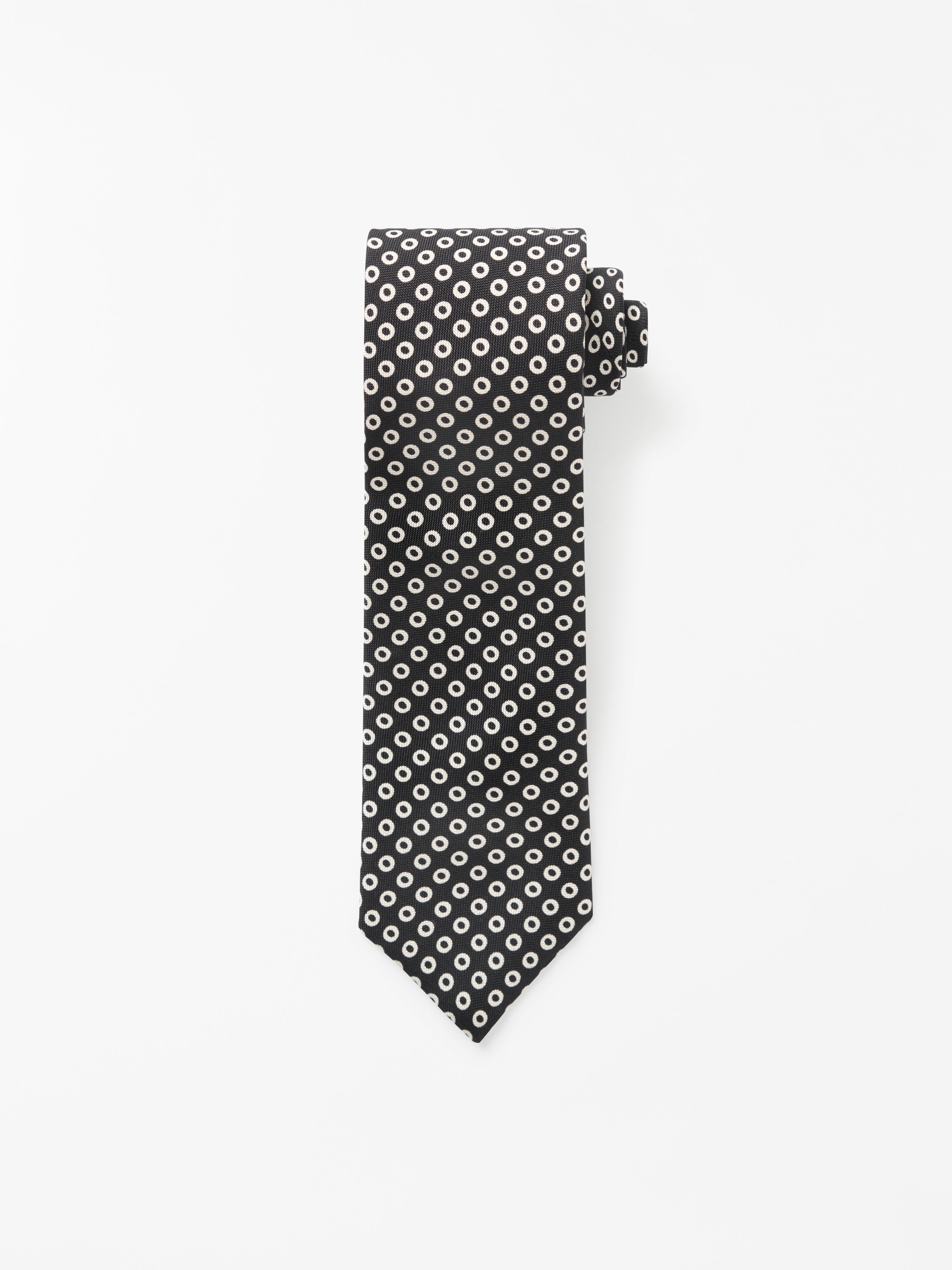 Geometa Silk Necktie - 1